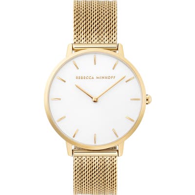 Rebecca Minkoff Major Mesh Strap Watch, 35Mm