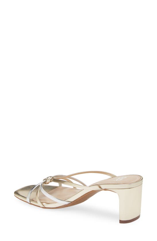 Bp. Karsyn Strappy Slide Sandal In Silver Gold Multi