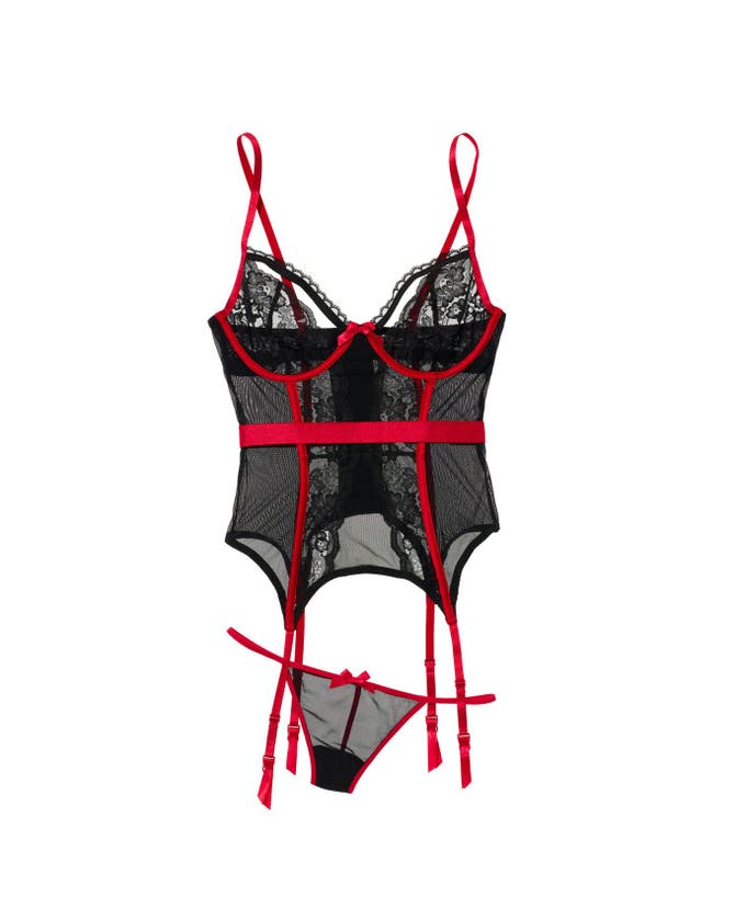 Adore Me Lyla Unlined Bustier In Black