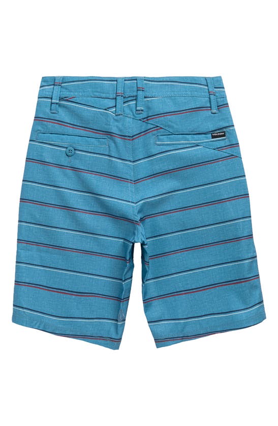 Volcom Frickin Surf N' Turf Hybrid Shorts In Storm Blue
