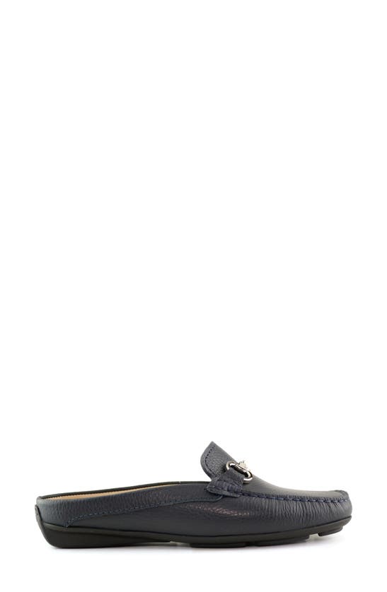 Shop Marc Joseph New York Ocean Drive Mule In Navy Grainy