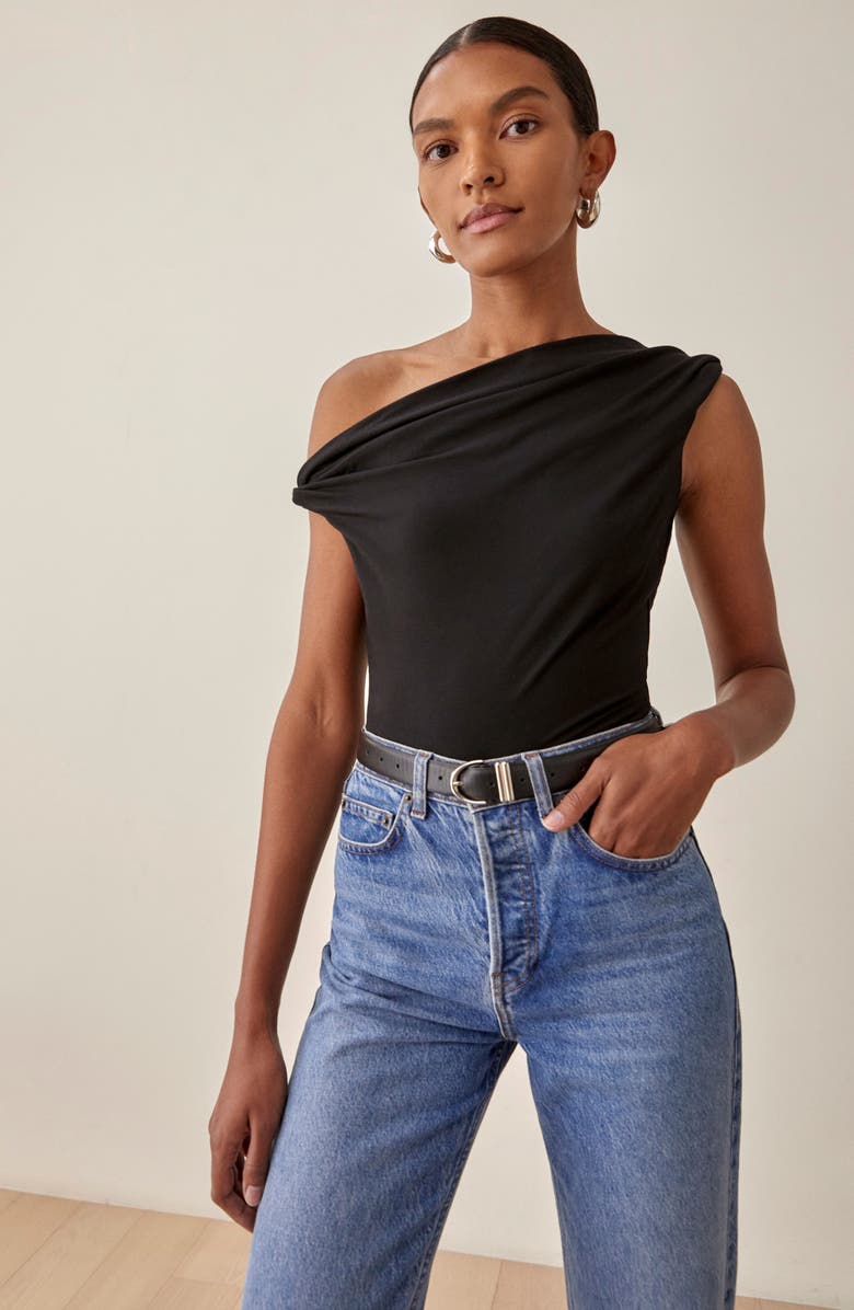 Reformation Cello OneShoulder Knit Top Nordstrom