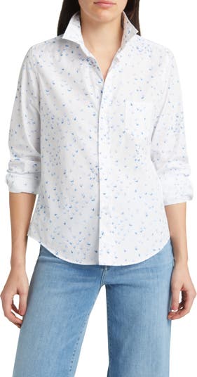 Barry, Tailored Button-Up Shirt, White