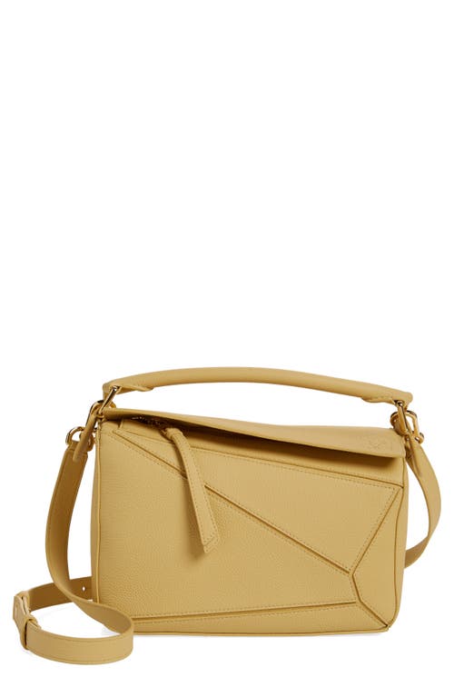 LOEWE Puzzle small textured-leather shoulder bag in 2023
