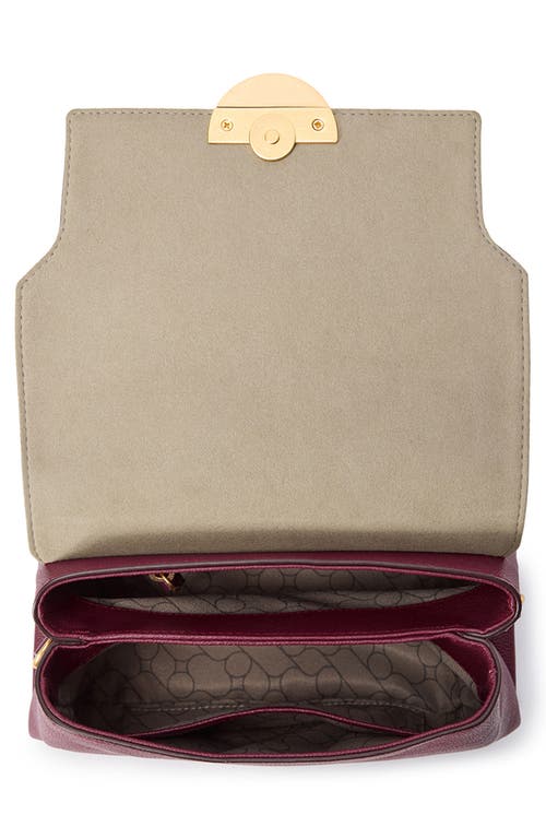 Shop Oryany Lottie Flap Crossbody Bag In Maroon