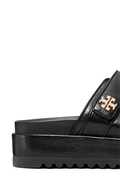 Shop Tory Burch Kira Sport Platform Slide Sandal In Black