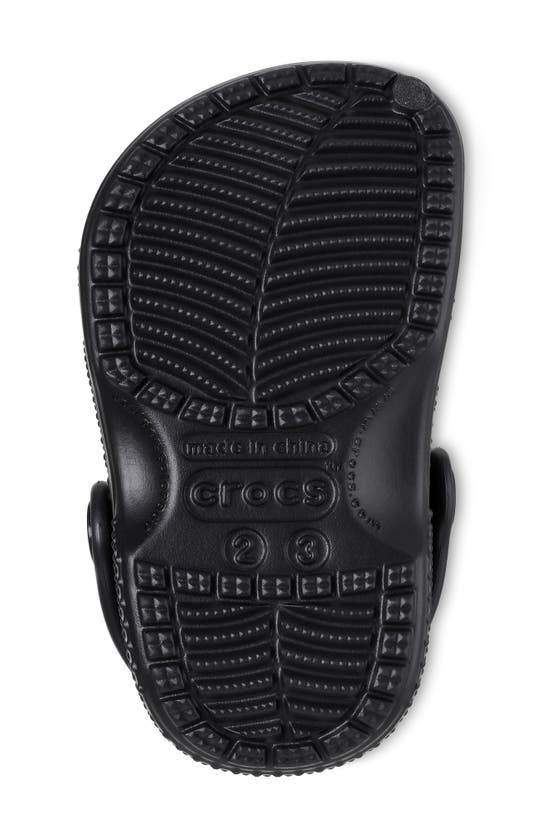 Crocs Toddler Classic Clog In Black