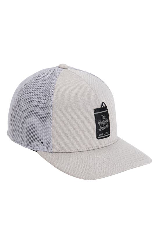Shop Black Clover Rowdy Trucker Snapback Hat In Grey