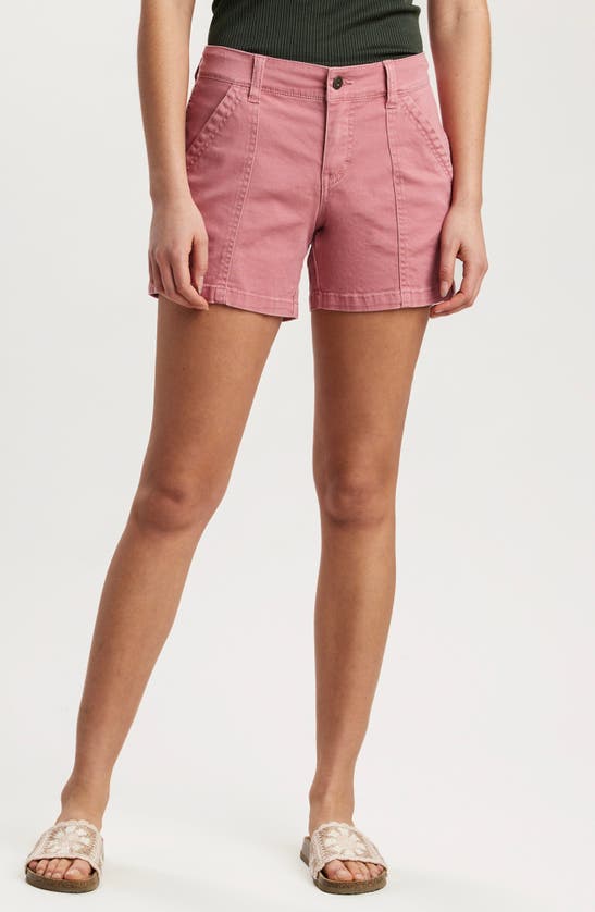 Shop Supplies By Union Bay Grayson Carpenter Stretch Twill Shorts In Dusty Rose