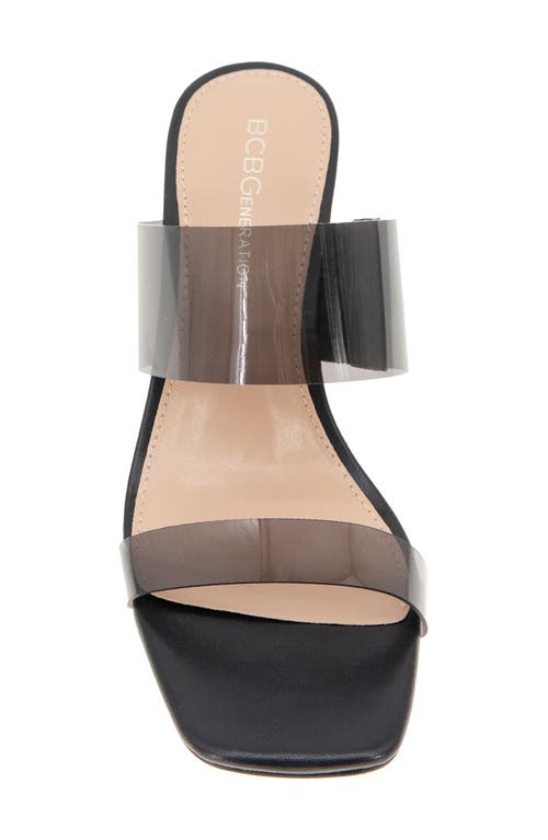 Bcbgeneration Parisa Slide Sandal In Smoke-black