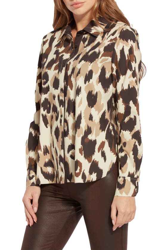 Lyssé Lysse Fashion Connie Slim Button Down Shirt In Tone-on-tone