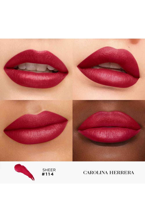 Carolina Herrera Fabulous Kiss Sheer Lipstick In 114 Lucky Flush