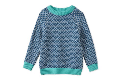 Vild House Of Little Organic Cotton Nordic Knit Pullover In Nordic Pattern