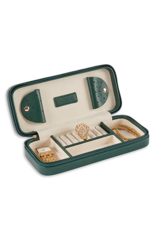 Bey-berk Cora Quilted Leather Travel Jewelry Case In Multi Color