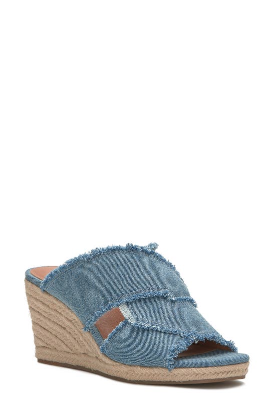 Lucky Brand Denim Slide On Sandal