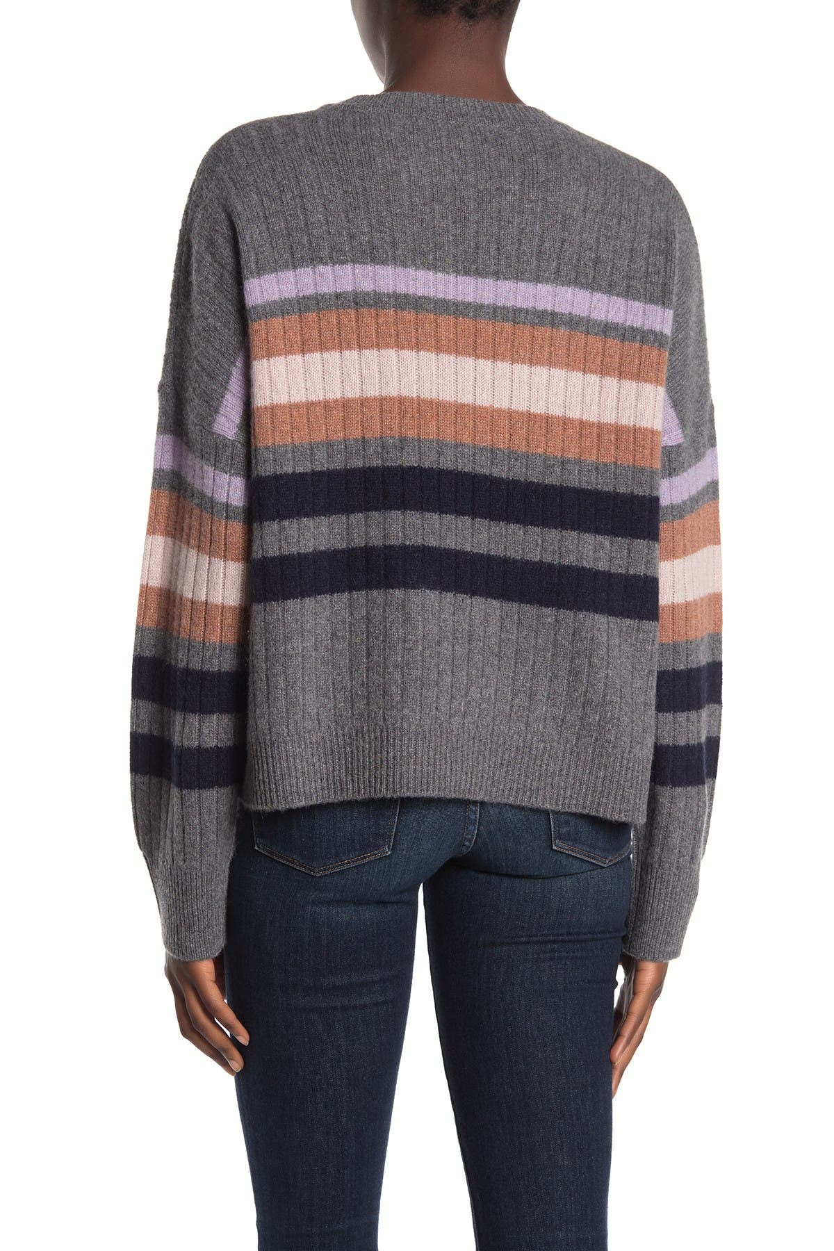 360 Cashmere | Eliana Striped Dolman Cashmere Sweater | Nordstrom Rack