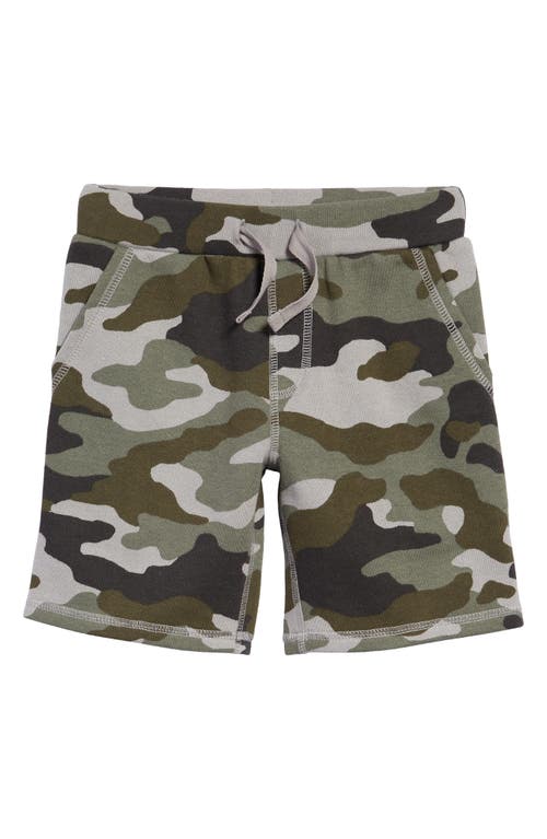 Tucker + Tate Kids' Camouflage Print Knit Shorts in Green Agave Camo