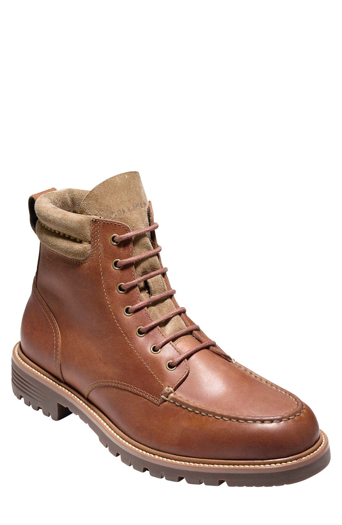 Cole Haan 'Grantland' Moc Toe Boot (Men 