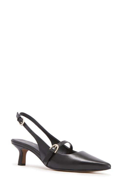 FRANKIE4 FRANKIE4 COCO SLINGBACK POINTED TOE KITTEN HEEL PUMP