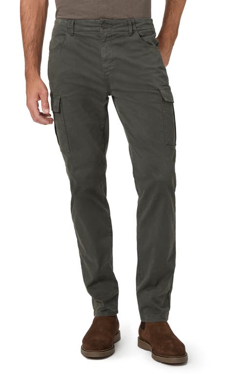 Shop Paige Ronin Tapered Sateen Cargo Pants In Shaded Glen