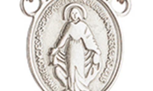 Eye Candy Los Angeles Nazareth Rosary Y-necklace In Silver