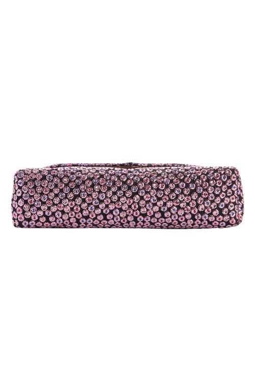 DRIES VAN NOTEN DRIES VAN NOTEN DOT EMBROIDERED LEATHER CLUTCH 