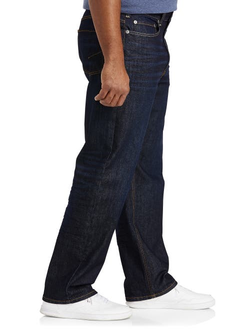 Shop True Nation By Dxl Refined Blue Relaxed-fit Jeans