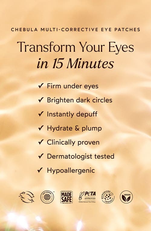 True Botanicals Chebula Multi-corrective Eye Patches In No Color