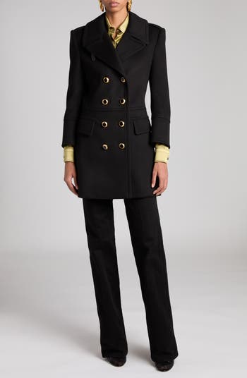 TOM FORD Double Breasted Wool Cashmere Martingale Coat Nordstrom