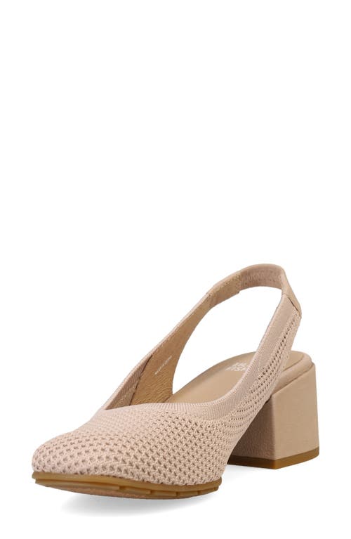 Shop Eileen Fisher Yarn Knit Slingback Pump In Blush