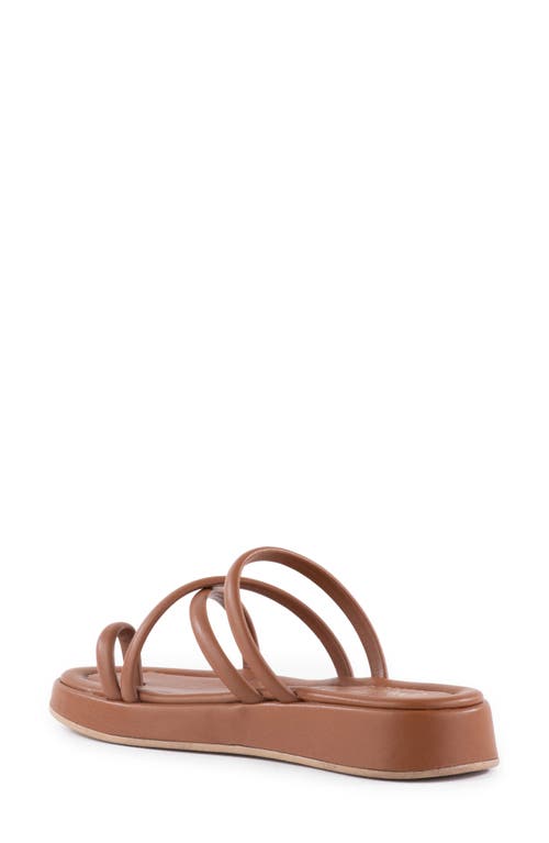 Shop Seychelles Rule The World Platform Wedge Slide Sandal In Tan