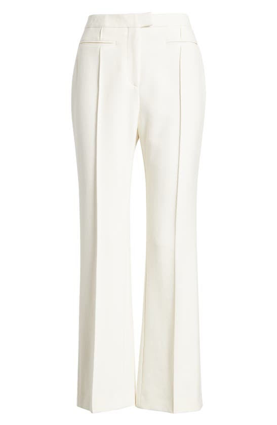 Shop Hugo Boss Boss Tizora Crop Pants In Soft Cream