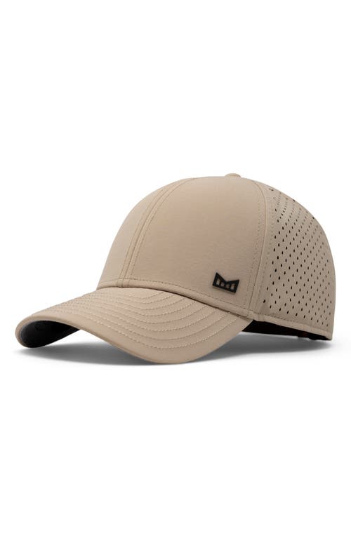 A-Game Icon Hydro Performance Snapback Hat in Khaki