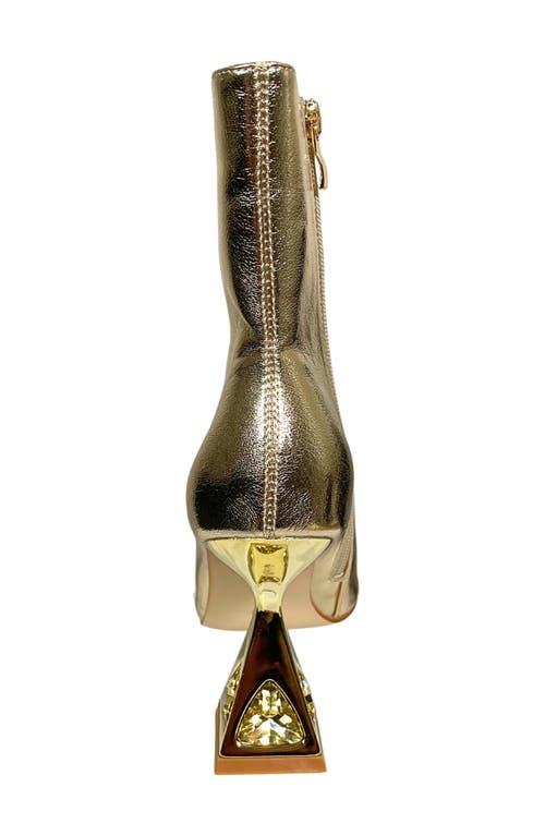 Lady Couture Molly Bootie In Gold