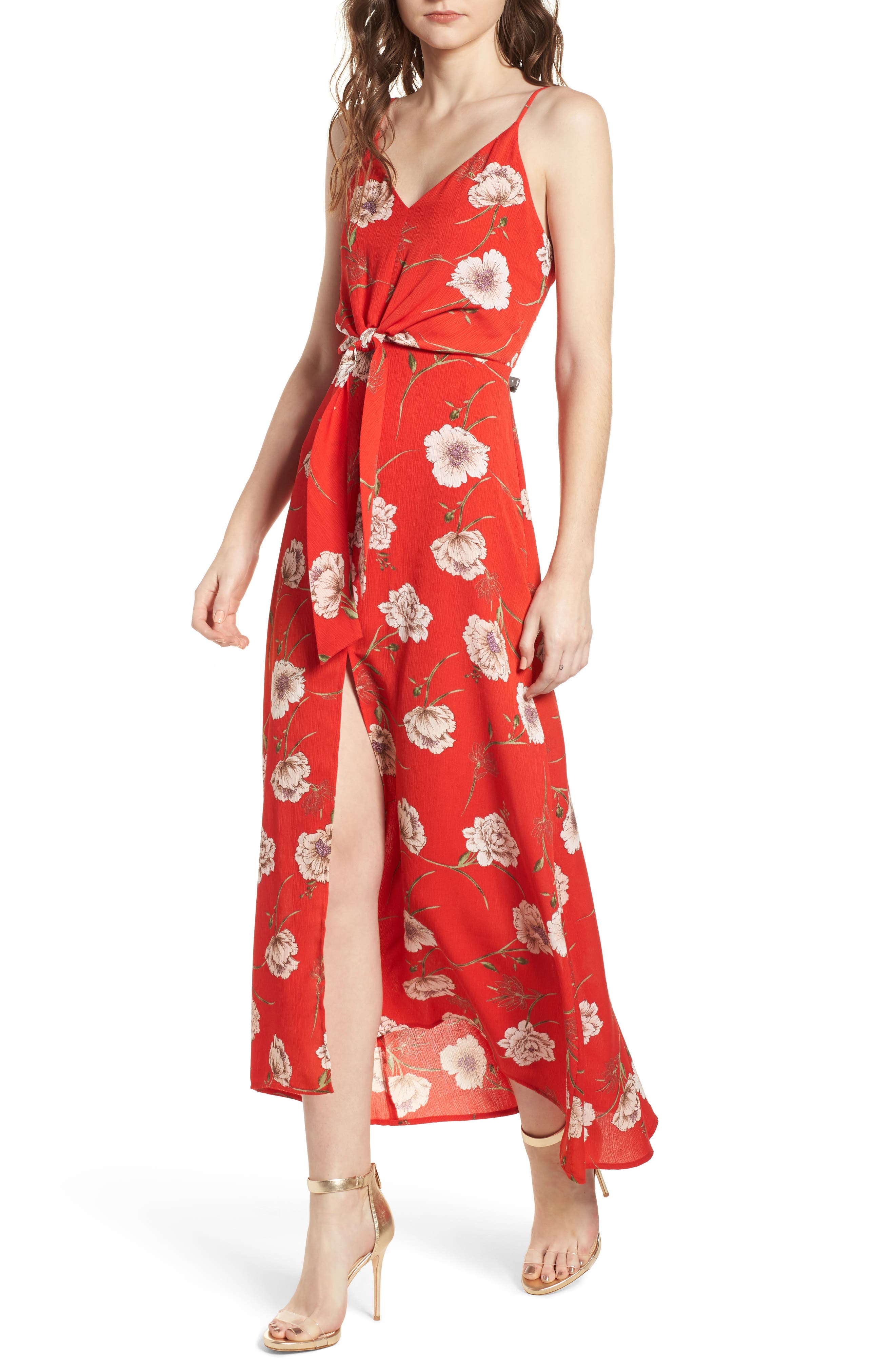 lush floral maxi dress