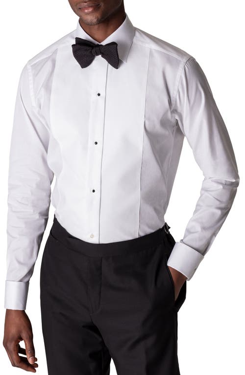Eton Classic Fit Piqué Tuxedo Shirt White at Nordstrom,