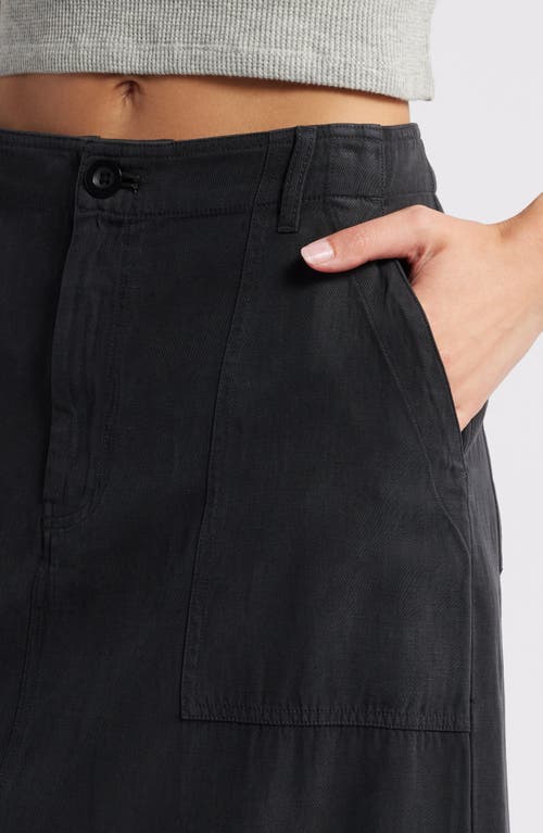 Treasure & Bond Utility Maxi Skirt In Black