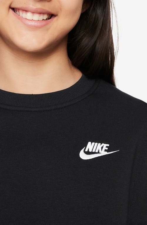 NIKE NIKE KIDS' SPORTSWEAR CLUB FLEECE CREWNECK SWEATSHIRT 