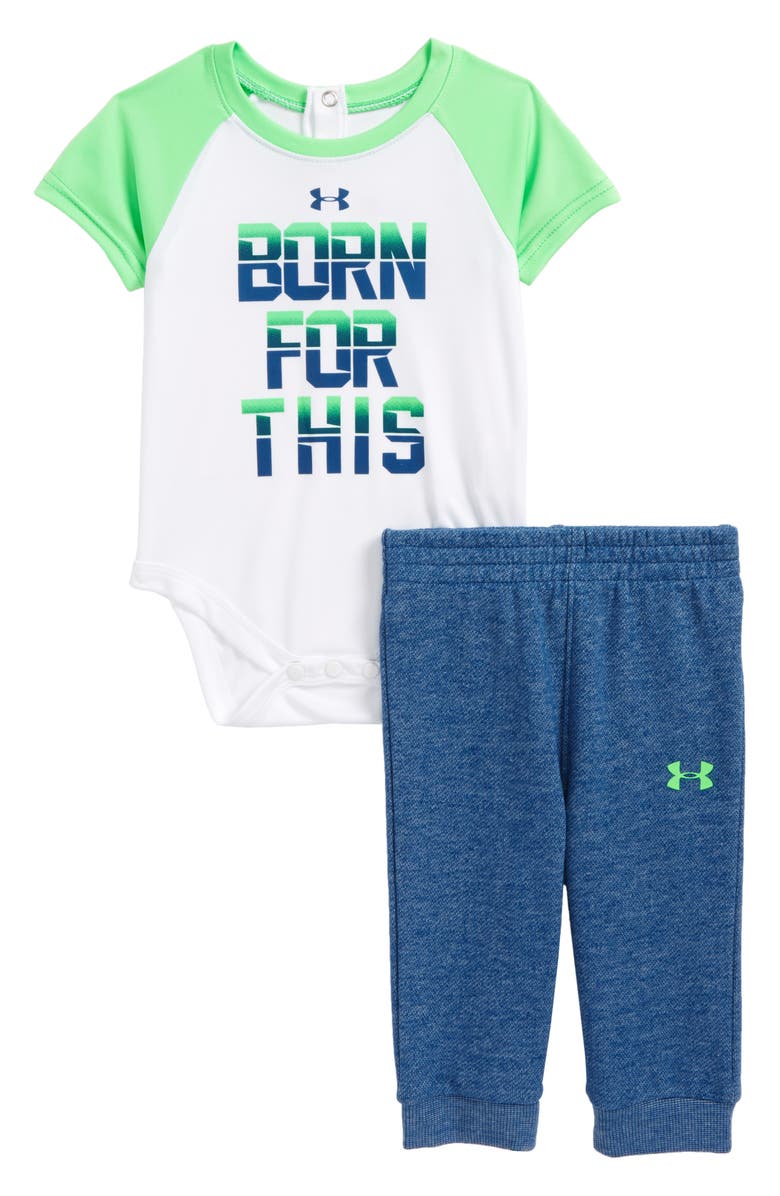 Under Armour Born For This Bodysuit & Pants Set (Baby Boys) | Nordstrom