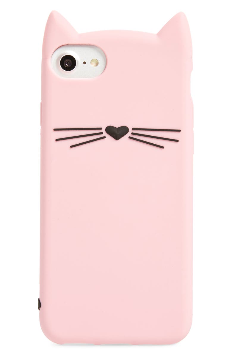 Kate Spade New York Cat Silicone Iphone 7 8 Case Nordstrom