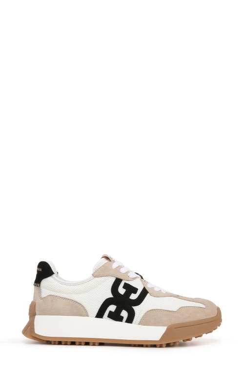 Shop Sam Edelman Langley Sneaker In White/tan/black