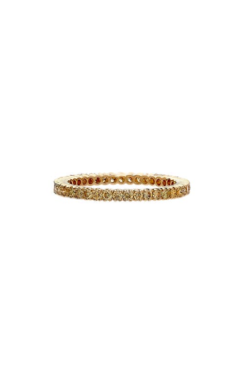 Yellow Diamond Eternity Band Ring in D0.70 18Kyg