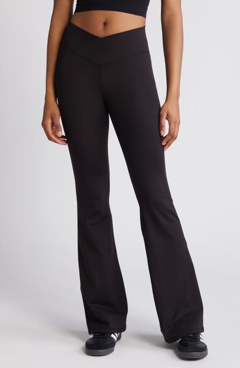 Beyond Yoga, Pants & Jumpsuits, Beyond Yoga Heather Rib All Day Flare Pant  Black Size Small