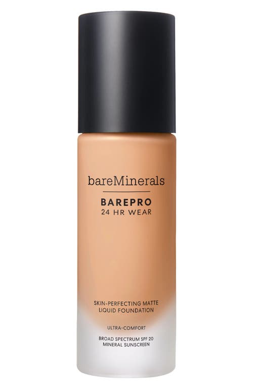 ® bareMinerals BAREPRO 24HR Wear Skin-Perfecting Matte Liquid Foundation Mineral SPF 20 PA++ in Medium 35 Neutral