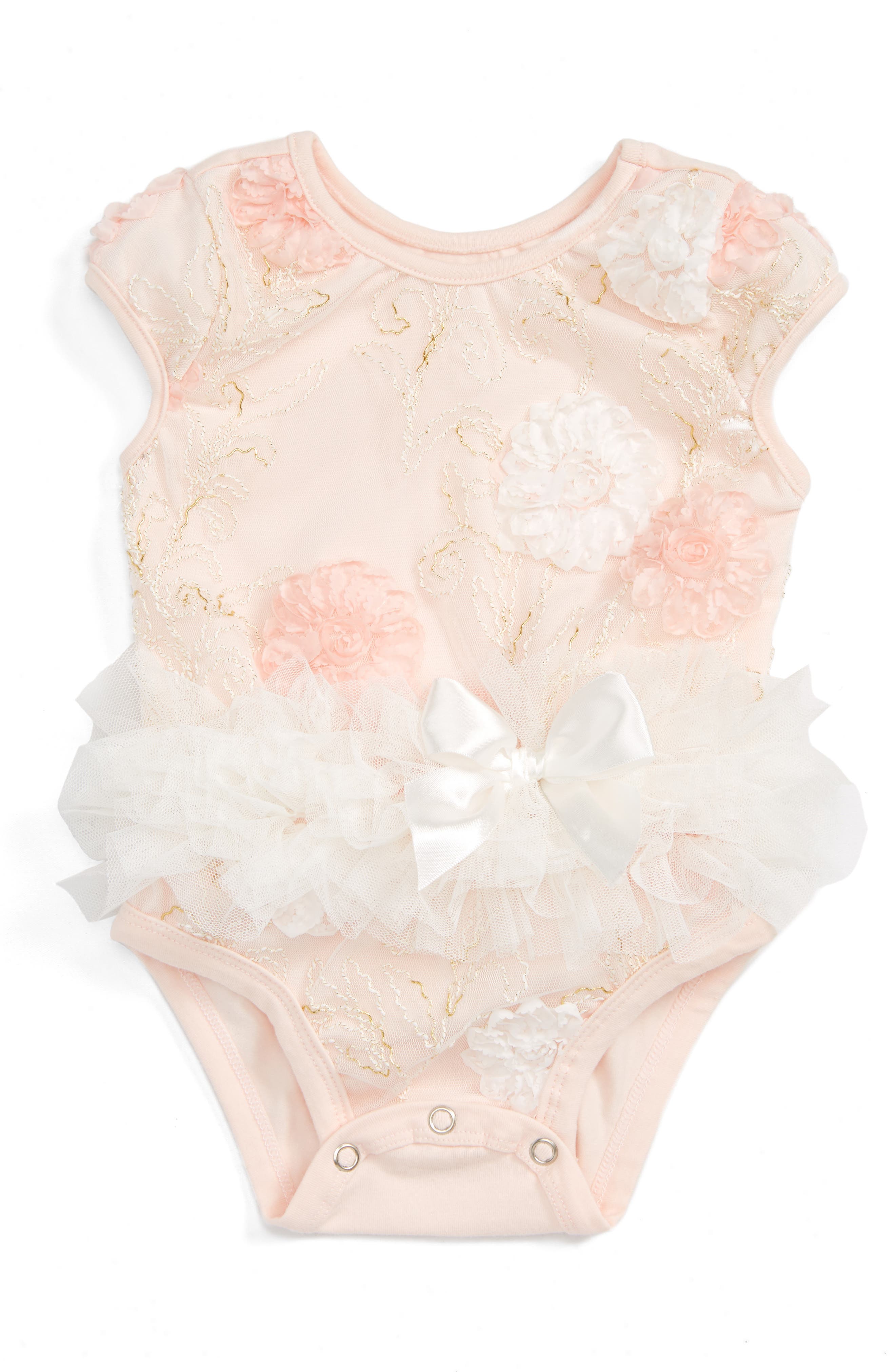Popatu Floral Tutu Bodysuit (Baby) Nordstrom
