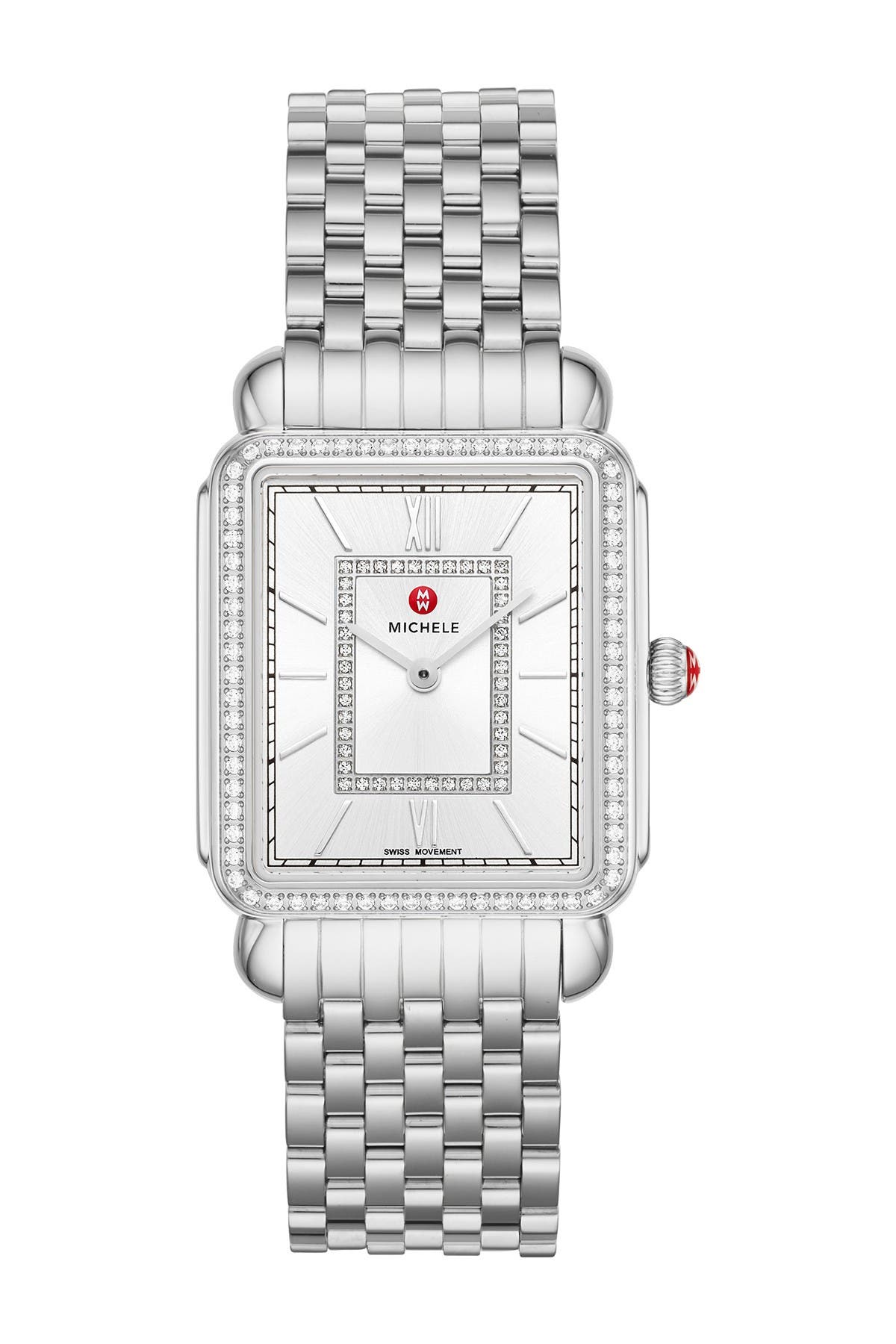 michele women's deco ii diamond watch