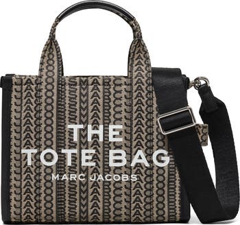 ショルダーバッグ・ポシェット MARC JACOBS 'The Monogram Jacquard Small Tote' handbag Marc Jacobs The Monogram Jacquard Small Tote Bag | Black