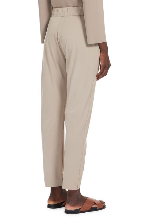 Shop Max Mara Leisure Stretch Jersey Golf Pants In Turtledove