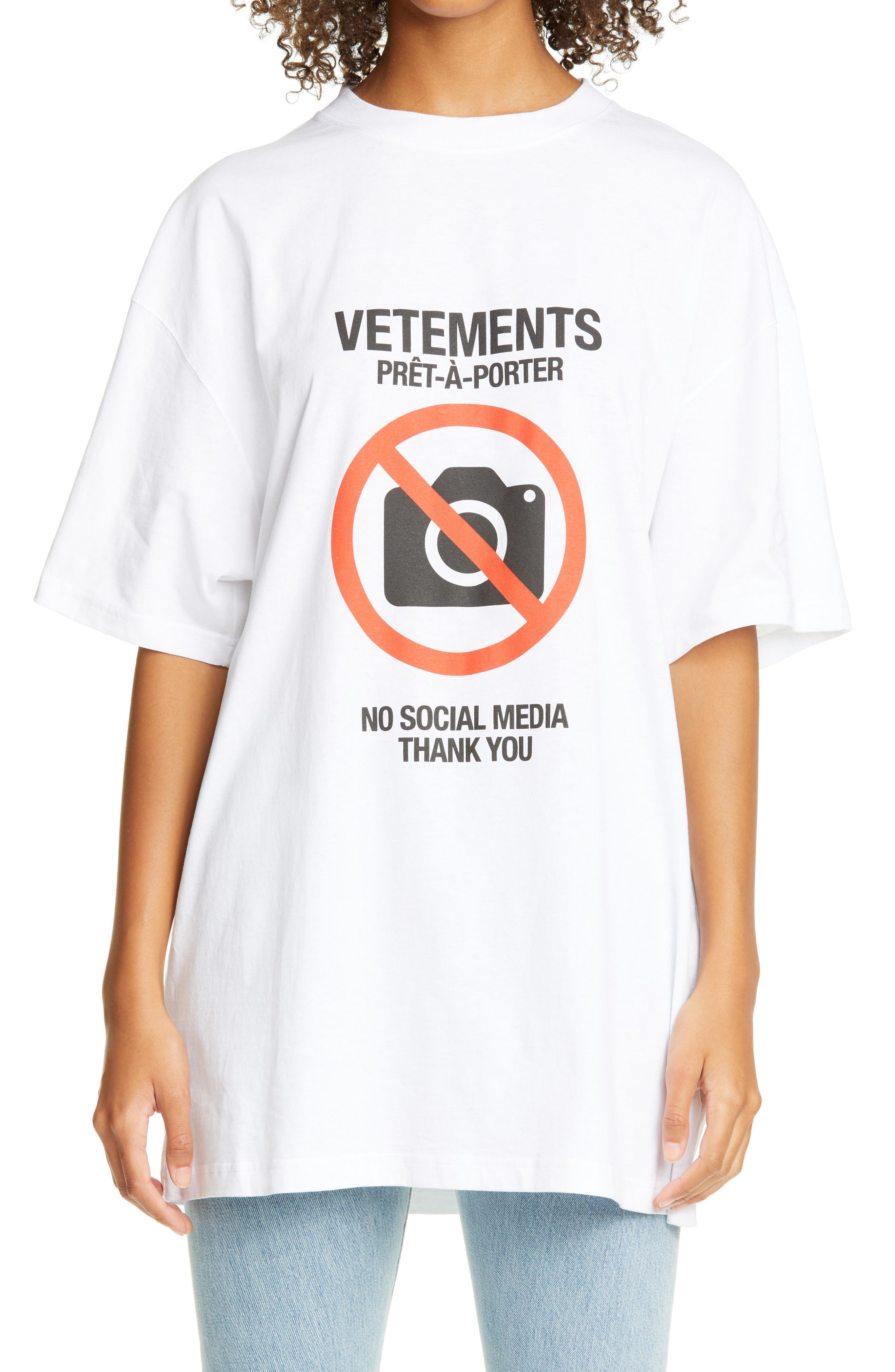 vetements anti social tee