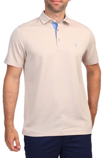 Tailorbyrd Solid Polo In Tan